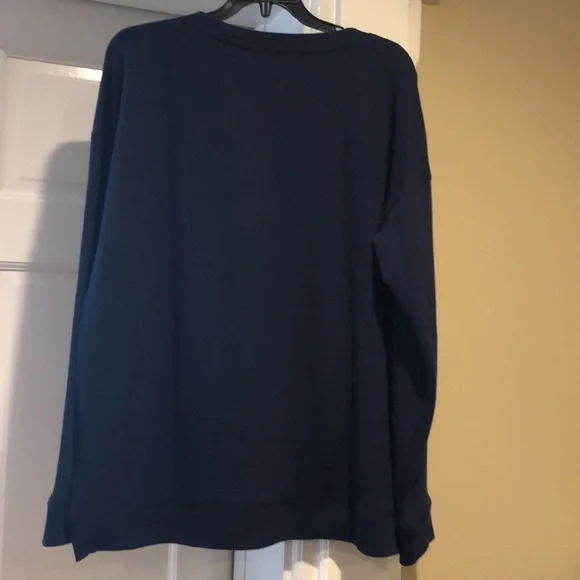 Blessed Navy Sweatshirt   By New Directions Studio. New - Picture 12 of 13